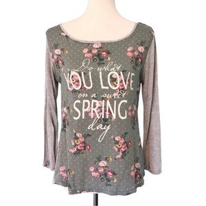 Do What You Love on a Spring Day Top